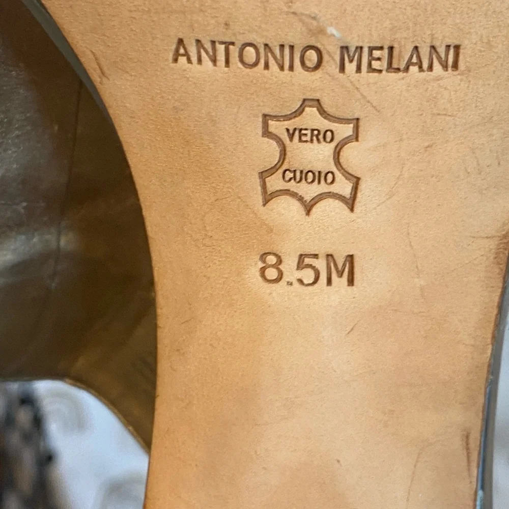 ANTONIO MELANI Silver Heels Elegant Design
